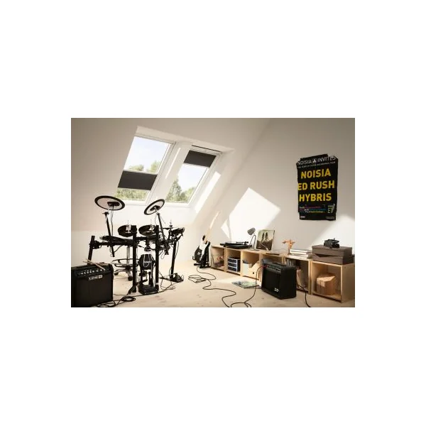 Store plissé occultant isolant fenêtre de toit Velux FHC S06