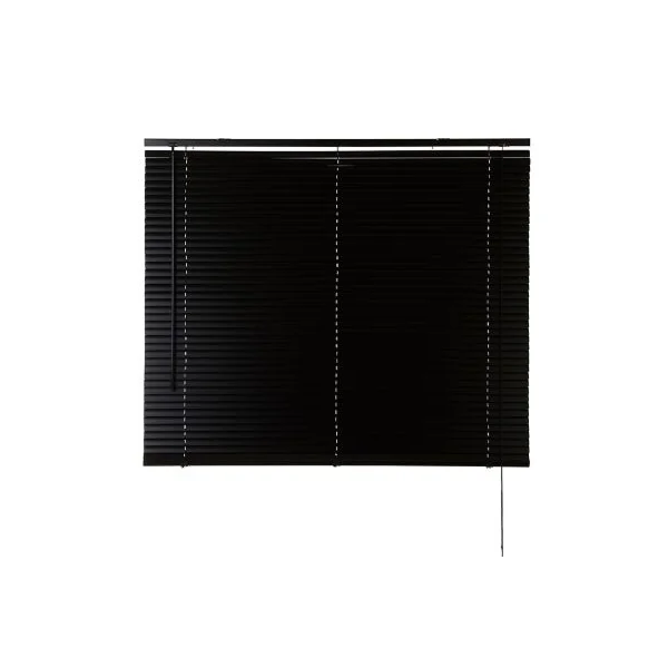 Store vénitien aluminium noir l.90 x H.180 cm GoodHome Studio