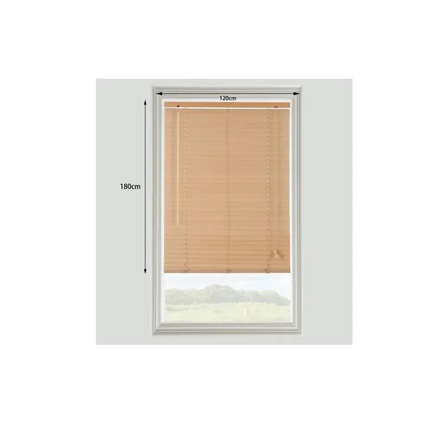 Store vénitien bois clair l.120 x H.180 cm GoodHome Cana