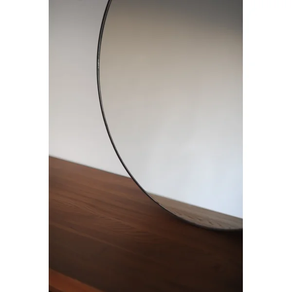 Striking Mid-Century Circular Mirror, Italy