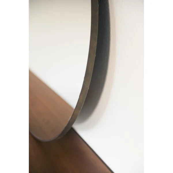 Striking Mid-Century Circular Mirror, Italy