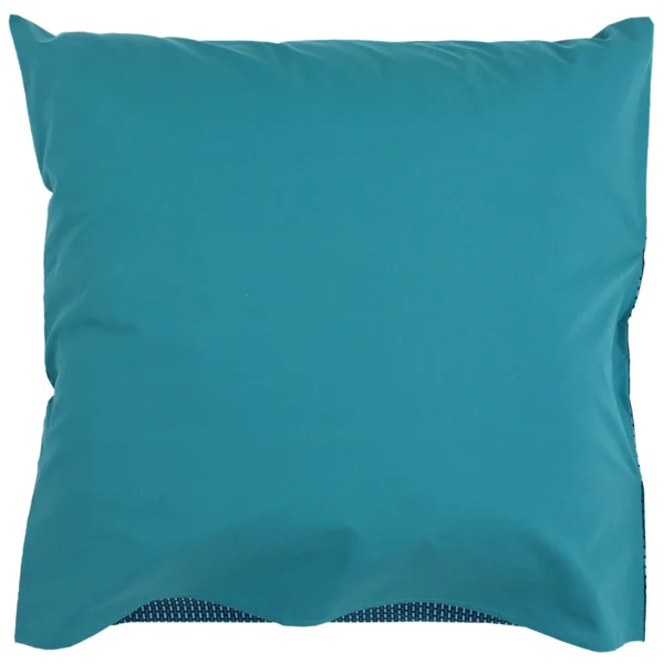 Taie d'oreiller 65x65 cm percale de coton GUSTAV vert Emeraude