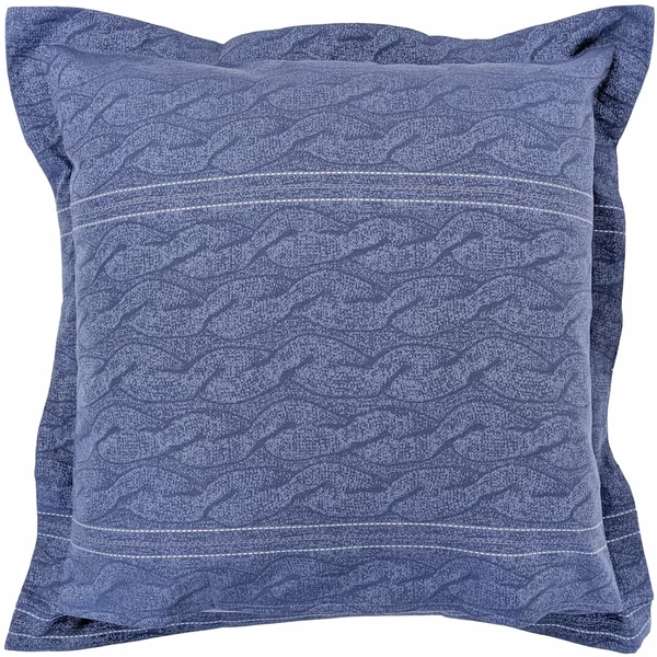 Taie d'oreiller 65x65 cm Satin de coton VENDOME Bleu foncé