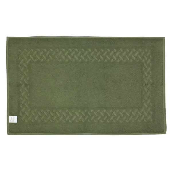 Tapis de bain 50x80 cm ROYAL CRESENT Vert Bouteille 850 g/m2