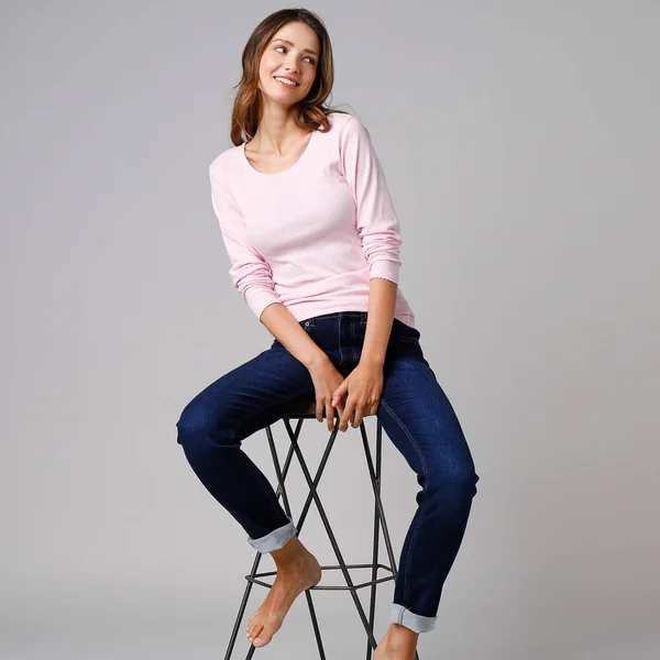 Tee-shirt manches longues - lot de 2, rose