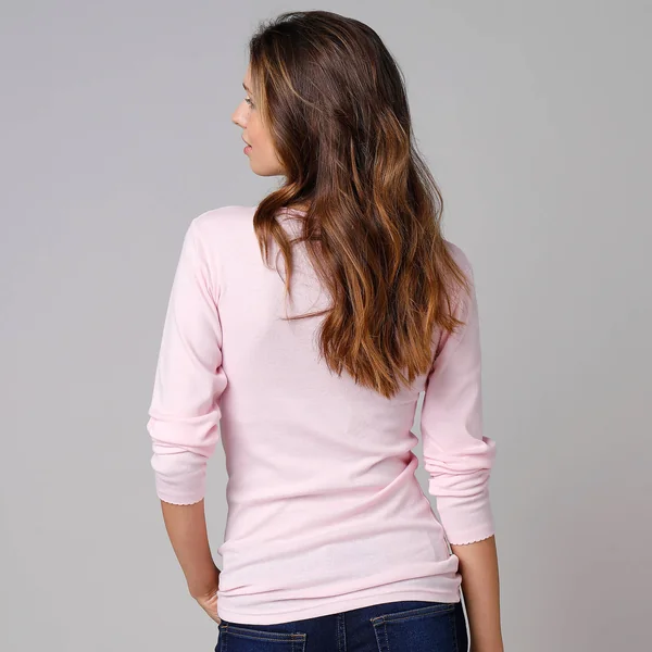 Tee-shirt manches longues - lot de 2, rose