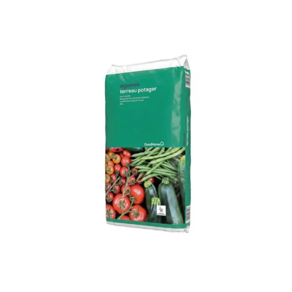 Terreau sans tourbe pour potager 50L GoodHome