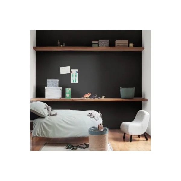 Testeur de peinture Color Resist murs et boiseries Dulux Valentine mat noir profond 30ml