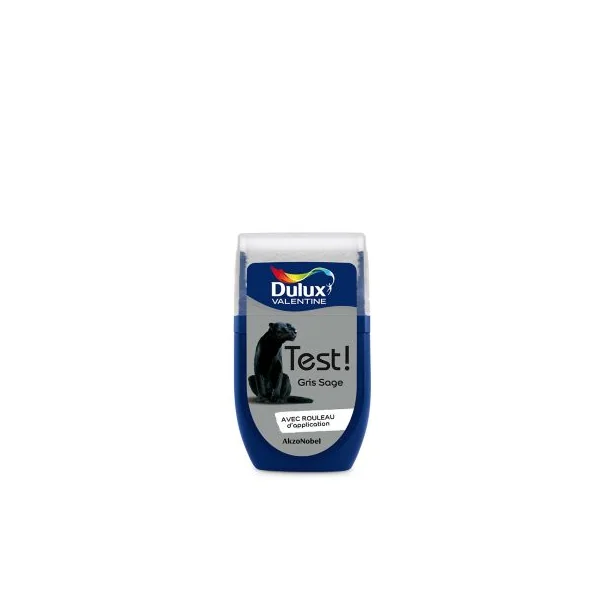 Testeur de peinture Crème De Couleur Dulux Valentine Gris Sage 30 ml