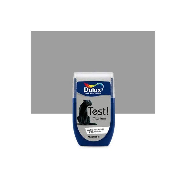 Testeur de peinture Crème De Couleur Dulux Valentine Titanium 30 ml