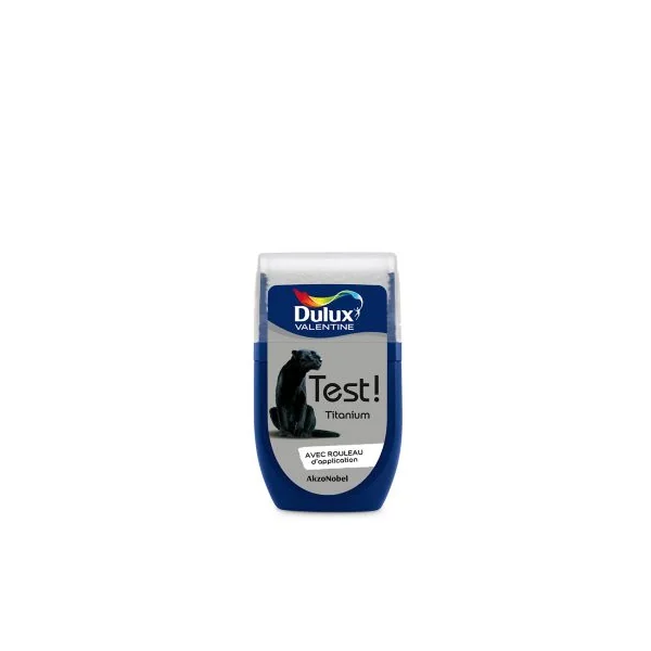 Testeur de peinture Crème De Couleur Dulux Valentine Titanium 30 ml