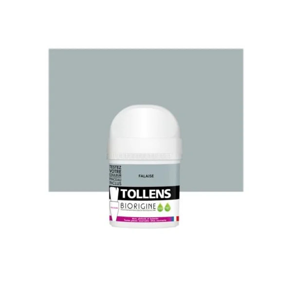 Testeur de peinture murs et plafonds Biorigine Tollens velours Falaise 50ml