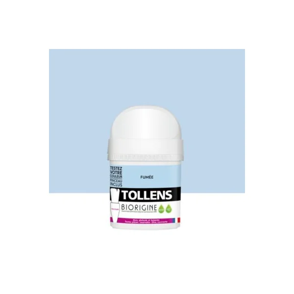 Testeur de peinture murs et plafonds Biorigine Tollens velours fumée 50ml