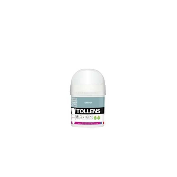 Testeur de peinture murs et plafonds Biorigine Tollens velours gravier 50ml