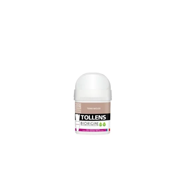 Testeur de peinture murs et plafonds Biorigine Tollens velours terre brulée 50ml