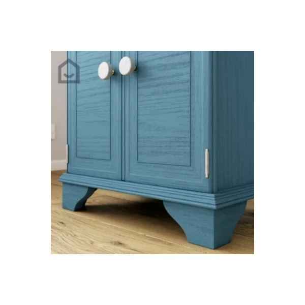 Testeur de peinture pour meubles bois, mélaminé et métal GoodHome mat bleu Monaco 80ml