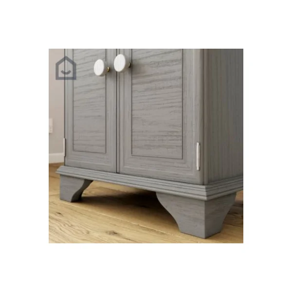 Testeur de peinture pour meubles bois, mélaminé et métal GoodHome mat gris Long Island 80ml