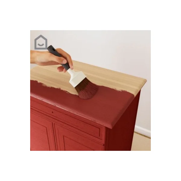 Testeur de peinture pour meubles bois, mélaminé et métal GoodHome mat rouge Fulham 80ml