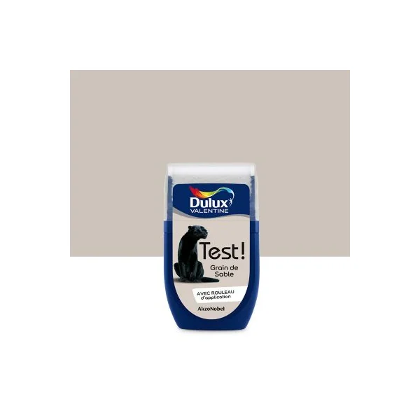 Testeur peinture beige grain de sable Dulux Valentine Crème de couleur 30 ml
