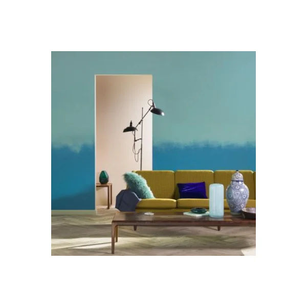 Testeur peinture bleu caraïbes Dulux Valentine Crème De Couleur 30 ml