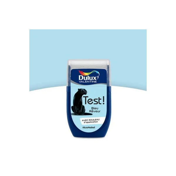 Testeur peinture bleu rêveur Dulux Valentine Crème De Couleur 30 ml