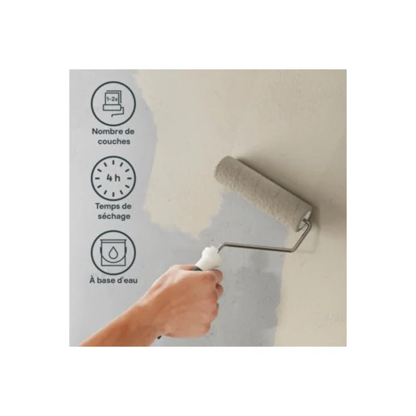 Testeur peinture couleur 2 en 1 velours GoodHome travertin 50ml