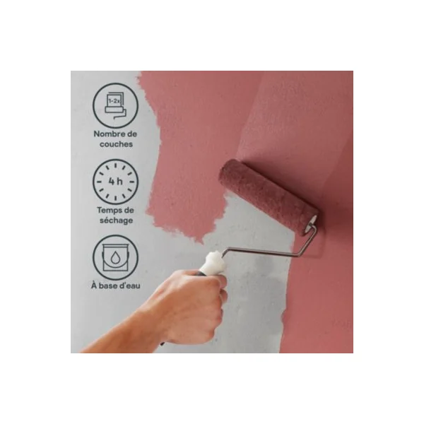 Testeur peinture couleur 2 en 1 velours GoodHome tuile terracotta 50ml