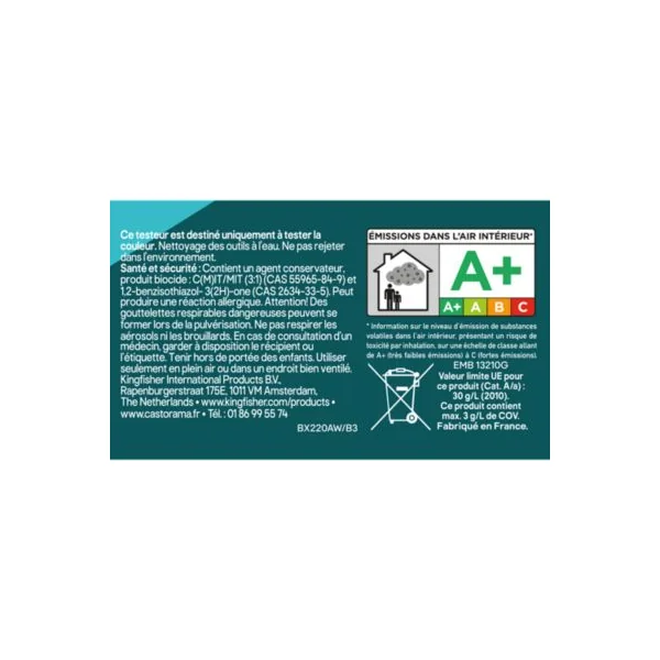 Testeur peinture cuisine et salle de bains vert edenbery satin GoodHome 50 ml