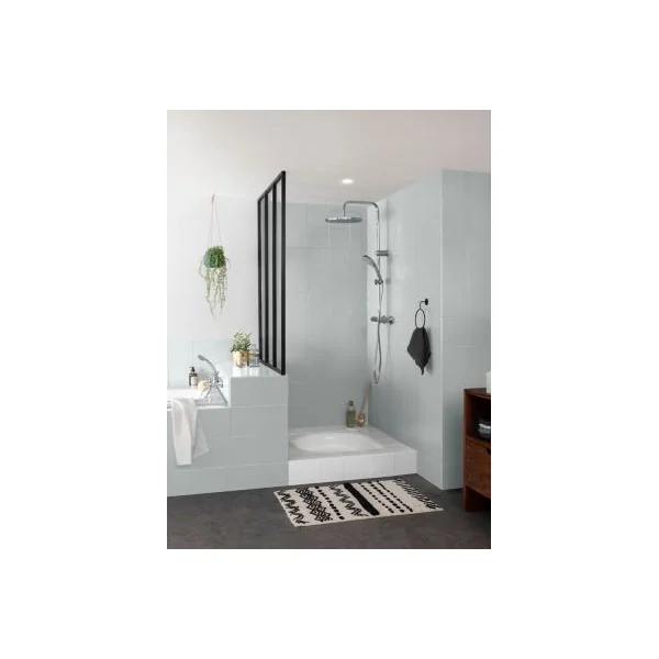 Testeur peinture de rénovation faïence et meuble de salle de bain V33 gris tendre satin 75ml