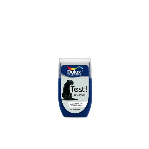 Testeur peinture gris perle Dulux Valentine Crème de couleur 30 ml
