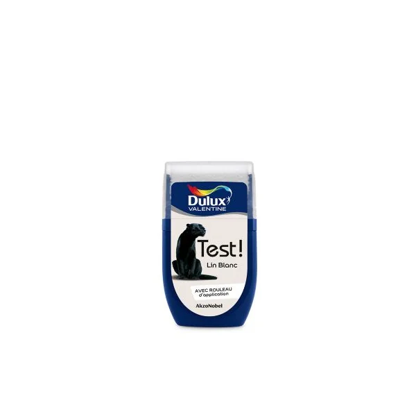 Testeur peinture lin Blanc Dulux Valentine Crème de couleur 30 ml