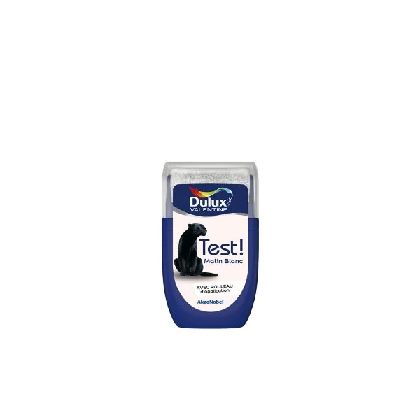 Testeur peinture matin blanc Dulux Valentine Crème de Couleur 30 ml