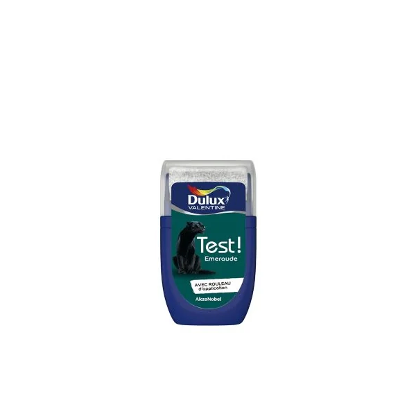 Testeur peinture vert émeraude Dulux Valentine Crème de Couleur 30 ml