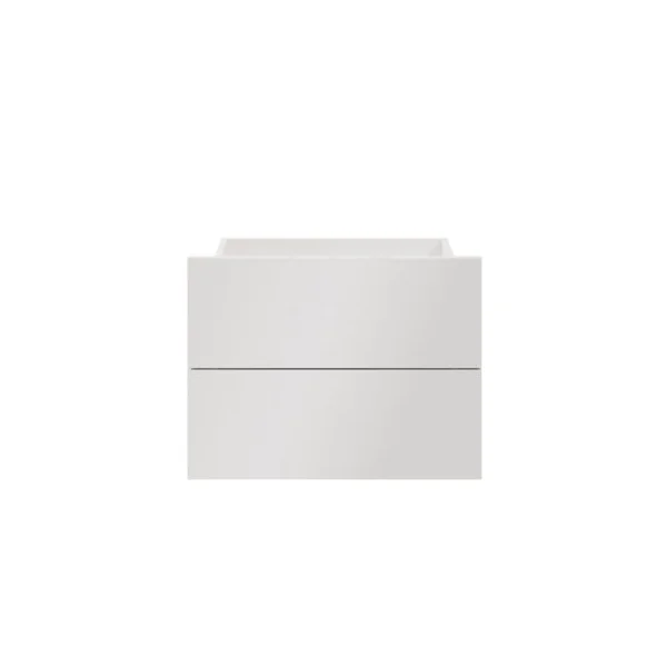 Tiroir blanc brillant GoodHome Atomia H. 18,5 x L. 49,7 x p 30 cm vendu par 2