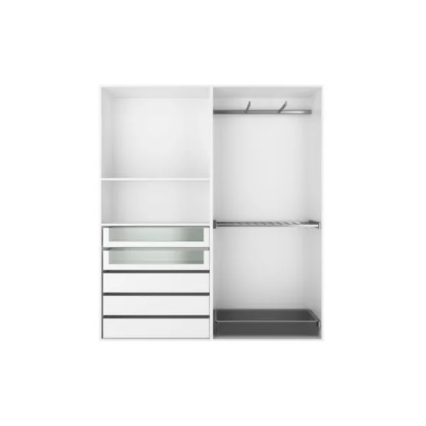 Tiroir intérieur blanc GoodHome Atomia H. 17 x L. 93,7 x P. 45 cm