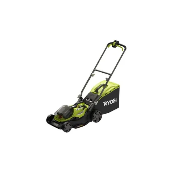 Tondeuse sans fil avec batterie 18 V - largeur de coupe 37 cm - hauteur de coupe 20 à 70 mm - bac 45 L - Ryobi RY18LMX37A-150