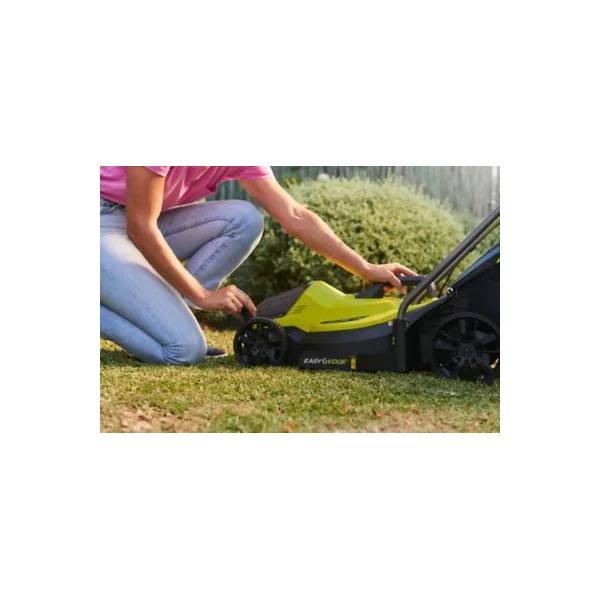 Tondeuse sans fil sans batterie 18 V - largeur de coupe 33 cm - hauteur de coupe 25 à 65 mm - bac 35 L - Ryobi OLM1833B