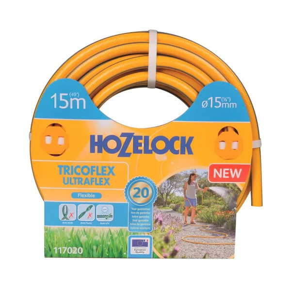 Tuyau tricoflex ultraflex coloris vert Hozelock - 15 m