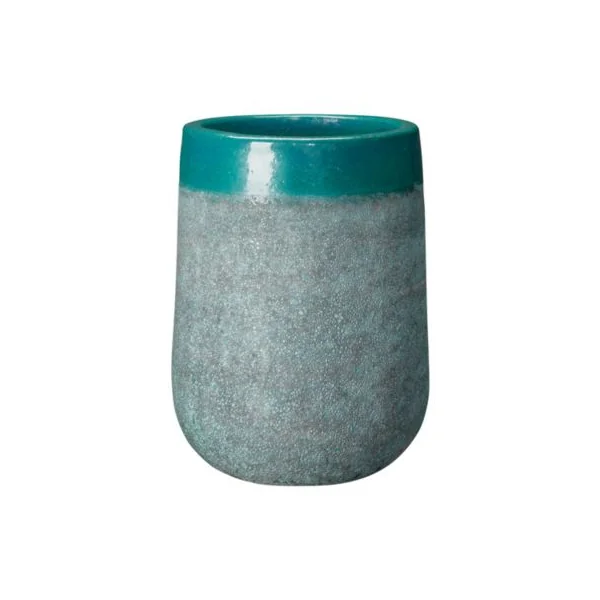 Vase haut Galway terre cuite gris H.60 cm Deroma