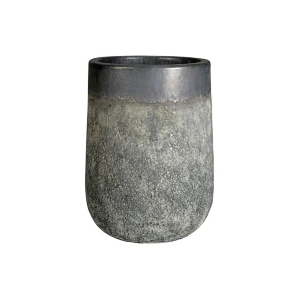 Vase haut Galway terre cuite gris H.60 cm Deroma
