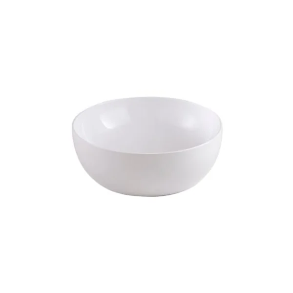Vasque à poser ronde en céramique blanche Ø41.5 cm GoodHome Ondava