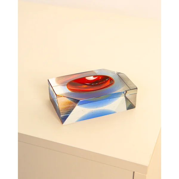 Vide-poches "Bloc" by Flavio Poli for Seguso 80's