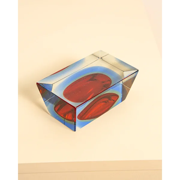 Vide-poches "Bloc" by Flavio Poli for Seguso 80's