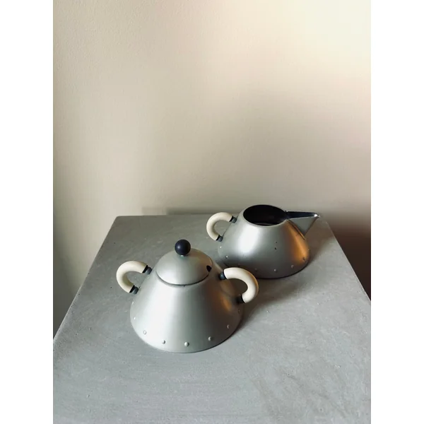 Vintage Alessi Sugar Pot & Creamer Set