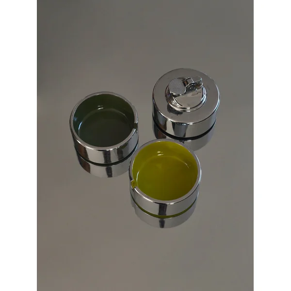 Vintage Ashtray and Lighter by Isamu Kenmochi, 60's