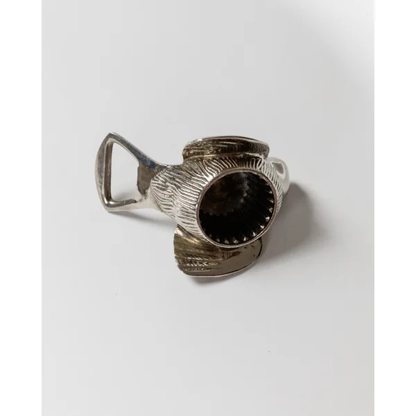 Vintage Bottle Opener Silver Plated, Bird Sparrow Shape, Mid Century Design Italy 1960s