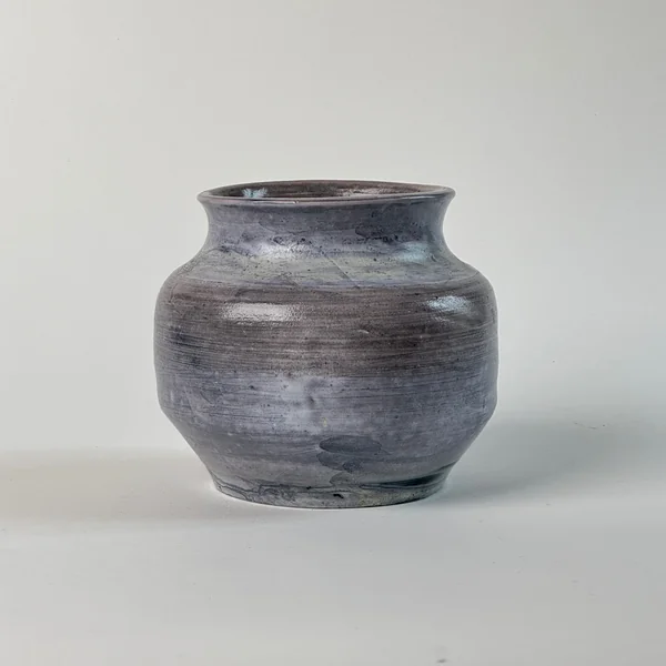 Vintage Brutalist Ceramic Vase, France, 1960