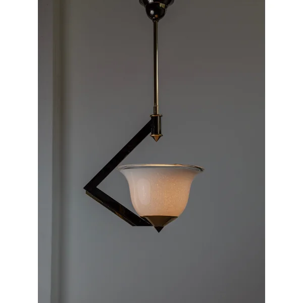 Vintage Ceiling Lamp Murano Glass - 1980s Italy