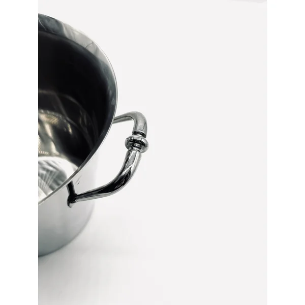 Vintage champagne cooler in stainless steel
