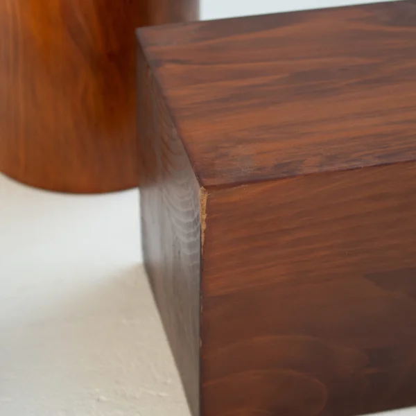 Vintage Coffee Table in Wood and Glass